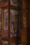 Title: Mater Dei Institute; Old Goa Date: c. 1637-1731Description: Saint Anne and Mary. On the left the inscription reads: "Quasi plantasio rosae" [i.e. Quasi plantatio rosae in Jericho], Ecclesiasticus, 24:18.  Location: Monuments;Old Goa Positioning: Chapel, left of the altar