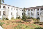 Title: Institute Mater Dei; Old Goa Date: 17th centuryDescription: View of the north and east wings of the convent.  Location: Monuments;Old Goa Positioning: Inner courtyard