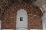 Title: Institute Mater Dei; Old Goa Date: c. 1637-1731Description: Lecture hall, wooden retablo. Location: Monuments;Old Goa Positioning: Basement, lecture hall