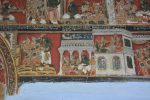 Title: Zamindar's Palace Date: mid-19th centuryDescription: Vishvamitra and the princes reach Mithila and are ushered into the palace; Sita sees Rama from her window. Location: Tamil Nadu Palace;Bodinayakkanur Positioning: Lakshmi Vilasam