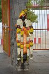 Title: Venugopala Parthasarathi Temple; Chengam Date: Late 16th or early 17th centuryDescription: Portrait of Dalava Nayaka, patron of the temple. Location: Tamil Nadu Temple;Venugopala Parthasarathi Temple;Chengam Positioning: Open mandapa, pillar