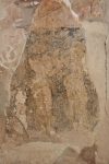 Title: Jaina Monuments; Tirumalai (Polur) Date: Paintings, 16 centuryDescription: Fragments of a narrative: Two figures. Location: Tamil Nadu Temple;Jaina Monuments;Tirumalai Positioning: Jaina rock-cut shrines, antechamber
