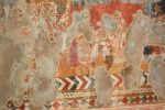 Title: Tyagaraja Temple; Devasiriya mandapa; Tiruvarur Date: 17th centuryDescription: Vishnu meditates upon Shiva. Location: Tamil Nadu Temple;Tyagaraja Temple;Tiruvarur Positioning: Devasiriya mandapa, ceiling, first bay from the east