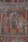 Title: Kallapiran Temple; Srivaikuntham Date: 17th centuryDescription: 108 Srivaishnava Divyadeshams. Rama, Sita, Lakshmana and Hanuman. Location: Tamil Nadu Temple;Kallapiran Temple;Srivaikuntham Positioning: Inner prakara, south wall, top row