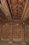 Title: Narumpunatha Temple; Tiruppudaimarudur Date: mid-17th centuryDescription: First tier, north wall: Textile pattern. View of the coffered ceiling.  Location: Tamil Nadu Temple;Narumpunatha Temple;Tiruppudaimarudur Positioning: Gopura first tier, north chamber, north wall