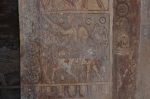 Title: Narumpunatha Temple, Tiruppudaimarudur Date: mid-17th centuryDescription: Muslim horseman brandishing a sword. Location: Tamil Nadu Temple;Narumpunatha Temple;Tiruppudaimarudur Positioning: Gopura first tier, south chamber, south west wall