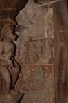 Title: Narumpunatha Temple; Tiruppudaimarudur Date: mid-17th centuryDescription: Top row: Karuvur Siddha talks to Brahma; Second row: Three kings worship a stand with unhusked paddy; Third row: Musicians. Location: Tamil Nadu Temple;Narumpunatha Temple;Tiruppudaimarudur Positioning: Gopura, third tier, transept, north east corner