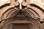 Title: Narumpunatha Temple; Tiruppudaimarudur Date: 17th centuryDescription: Fifth tier: Ceiling, detail of rafters. Location: Tamil Nadu Temple;Narumpunatha Temple;Tiruppudaimarudur Positioning: Gopura, fifth tier, ceiling