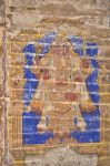 Title: Atmanatha Temple; Avudaiyarkoyil (Tirupperunturai) Date: Paintings: 19th centuryDescription: Bhairava (?).  Location: Tamil Nadu Temple;Atmanatha Temple;Avudaiyarkoyil Positioning: Detached mandapa, ceiling, eastern aisle