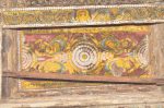 Title: Atmanatha Temple; Avudaiyarkoyil (Tirupperunturai) Date: Paintings: 19th centuryDescription: Four apsaras.  Location: Tamil Nadu Temple;Atmanatha Temple;Avudaiyarkoyil Positioning: Detached mandapa, ceiling panel skirting the central square