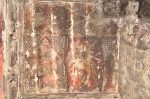 Title: Atmanatha Temple; Avudaiyarkoyil (Tirupperunturai) Date: Paintings: probably 18th centuryDescription: Top: Indra; Bottom: Agni and Shiva as Gajasurasamharamurti.  Location: Tamil Nadu Temple;Atmanatha Temple;Avudaiyarkoyil Positioning: Nandishvara Manikkavachakar shrine, ceiling of the mandapa