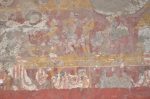 Title: Atmanatha Temple; Avudaiyarkoyil (Tirupperunturai) Date: Paintings: probably 18th centuryDescription: Unidentified narratives. Location: Tamil Nadu Temple;Atmanatha Temple;Avudaiyarkoyil Positioning: Nandishvara Manikkavachakar shrine, south wall of the prakara
