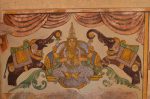 Title: Brihadishvara Temple complex; Thanjavur Date: First half of the 19th century, restoredDescription: Gaja Lakshmi. Location: Tamil Nadu Temple;Brihadishvara Temple complex;Thanjavur Positioning: Courtyard (prakara), west colonnade