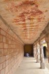 Title: Kapardishvara Temple complex; Periyanayaki shrine; Tiruvalanjuli Date: 18th centuryDescription: The myth of the origin of the Kaveri. Location: Tamil NaduTemple;Kapardishvara Temple complex;Tiruvalanjuli Positioning: Periyanayaki shrine, prakara, north corridor, ceiling